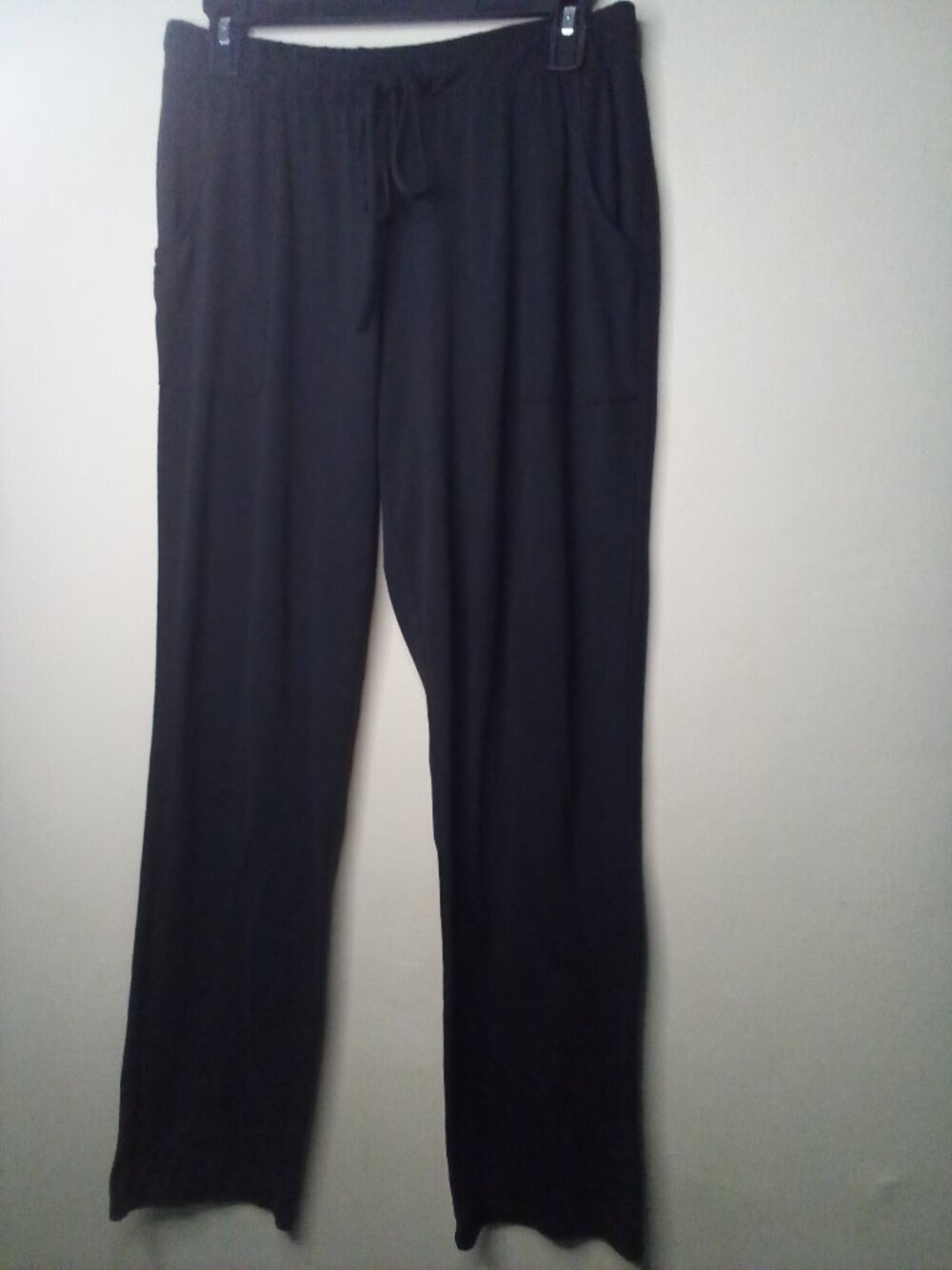 Lucky Brand Leggings Women M Drawstring Active Athletic Black